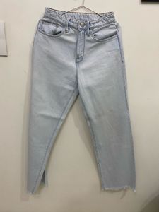 Light Wash Cropped Jeans