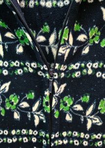 UNIQLO Floral Fleece Jacket
