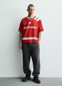 Zara Social Leagues Red Graphic jersey