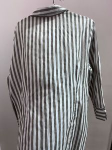 Westside Striped Button-Up Shirt