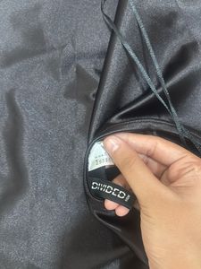 Sleek Black Slip Dress