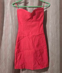 Charming Red Strapless Dress