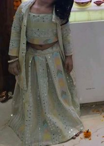 Embellished Kurta Set with Jacket
