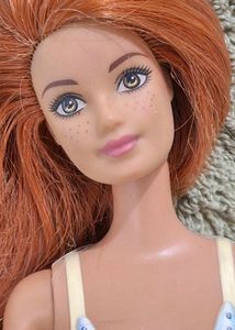Mermaid Doll with Orange Tail