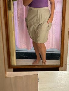 A Light Grey Skirt Rarely Used