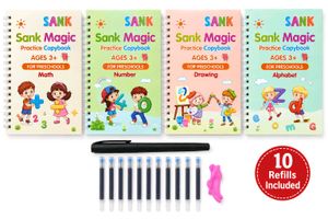 SANK Magic Preschool Practice Copybook Set