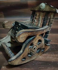 Unique Wooden Coaster Set with Holder