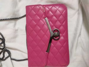 Hot pink sling bag