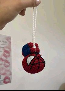 Spiderman Crocheted Keychain/Accessory
