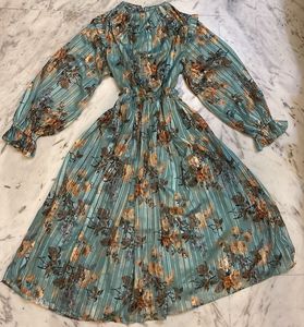 Elegant Floral Print Maxi Dress