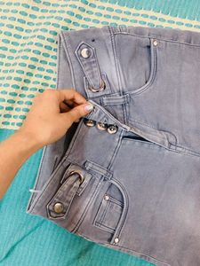 It’s A Brand New Grey High Waist Jeans