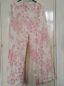 Boho Floral Wide-Leg Palazo Pants