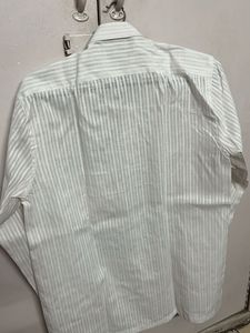 Striped White Shirt