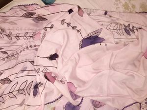 masleen cotton Kurta pant with dupatta lavender