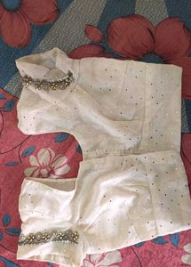 Stunning Embellished Saree Blouse