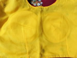 Beautiful Yellow Embroidered Blouse💛✨