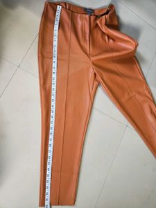 Plus Size Ankel Length Leather Pant Fits 38 To 44