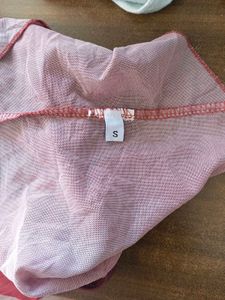 Chic Red mesh Cami Top