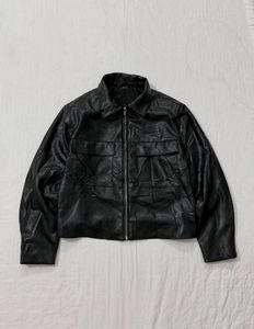 Black Faux Leather Jacket