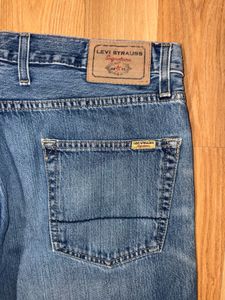 Vintage Levis Strauss Wide Leg Denim Jeans