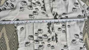 White cotton tailored kurta
