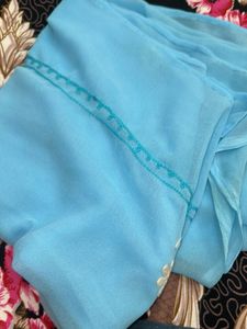 Embroidered Grey and Blue Dupattas …..🧣 COMBO OF