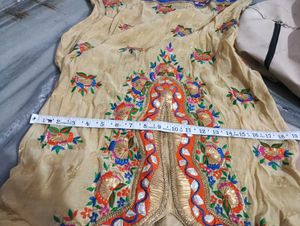 Orange Kurta Set with Dupatta