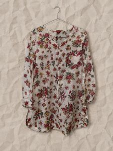 🦢Floral Print Kurta