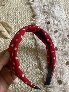 Red Polka Dot Headband