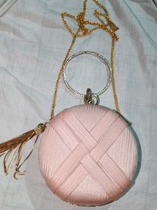 Elegant Round Clutch Bag