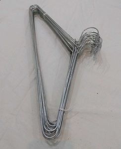 Metal Clothes Hangers - Pack of 10