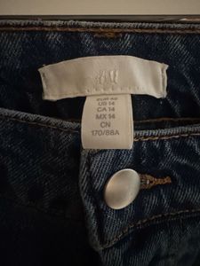 H&amp;M - Women's Distressed Blue Denim Jeans