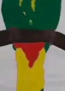Hand made wall paper painting 1 pic