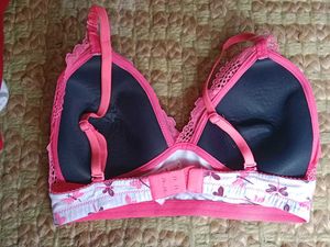 Cute Dragonfly Print Bra