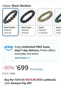 Reiki Charged Gemstone Bracelet