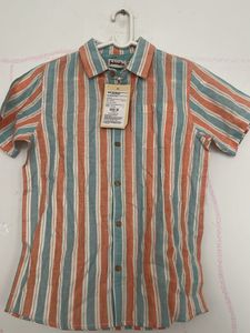 Men's Striped Short Sleeve Shirt