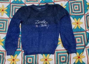 Lovely Kids Blue Sweater