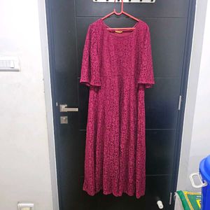 Elegant Lace Maxi Dress