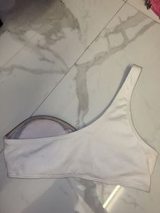 Colorblock Ring Detail Bikini Top