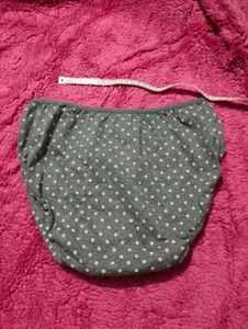 Gray Polka Dot Briefs
