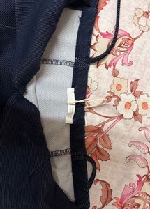 Zara Chic Denim Peplum Top