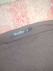 Dark Brown Long-Sleeve Top