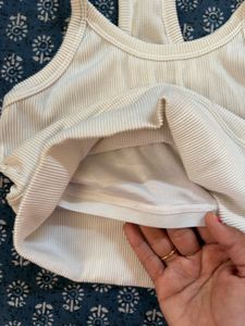 Ribbed Racerback Crop Top