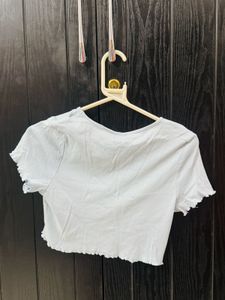 H&amp;M Cowboy Ranch Cropped Tee