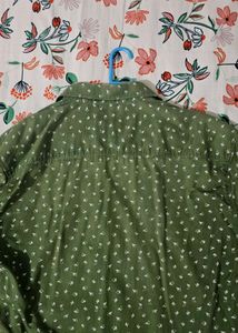 Green Patterned Shirt