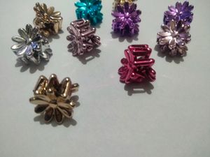 Metalic Colour 10 Pcs Mini Hair Claws