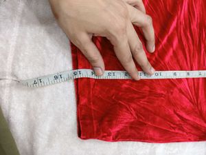 Red Velvet Full Sleeve Blouse