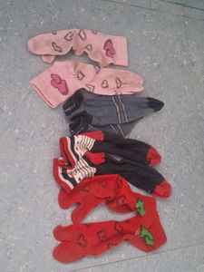 Pack of 4 Cute Patterned Socks 🧦🧦🧦🧦