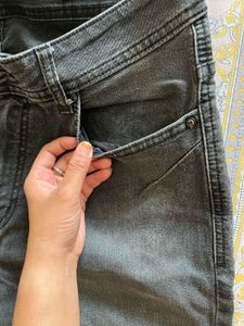 Gray Denim Jeans For Men
