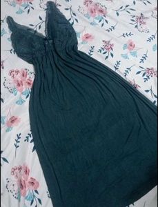 Cozy Lace Trim Nightgown